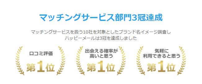 ハッピーメールが選ばれる理由